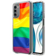 Rainbow LGBTQ Print Slim Cover For Motorola Moto G (Power, Stylus, Play, 5G), Print in USA