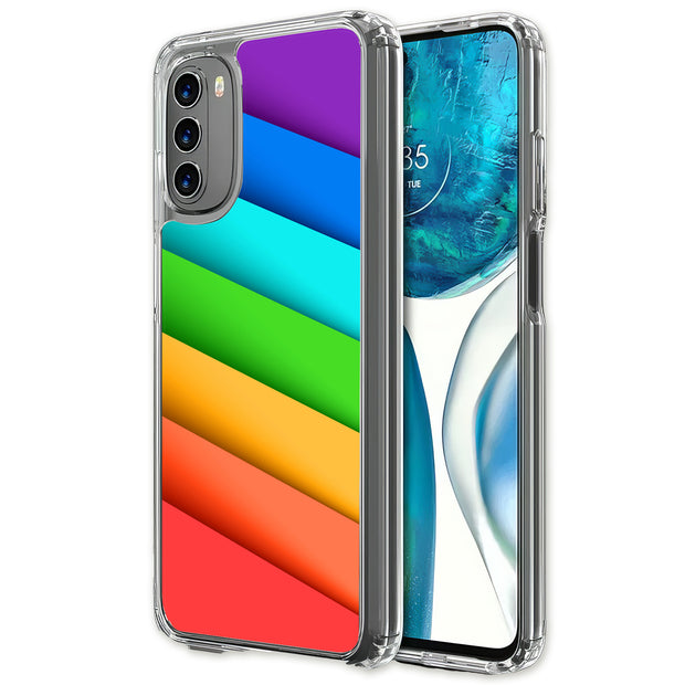 Rainbow Pride Print Slim Cover For Motorola Moto G (Power, Stylus, Play, 5G), Print in USA