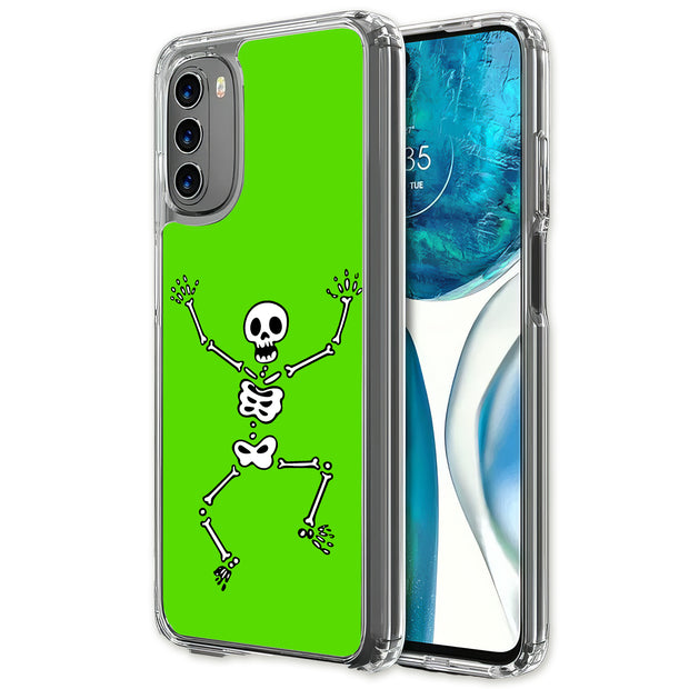 Skeleton Dance Print Slim Cover For Motorola Moto G (Power, Stylus, Play, 5G), Print in USA