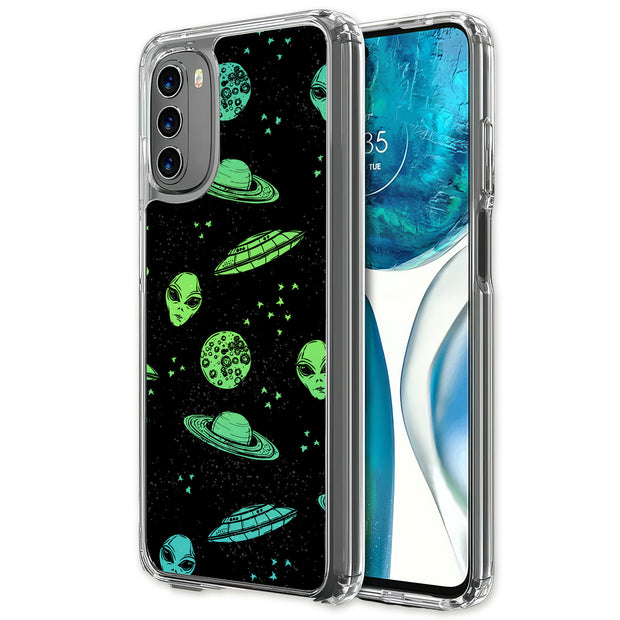 Space Alien Print Slim Cover For Motorola Moto G (Power, Stylus, Play, 5G), Print in USA