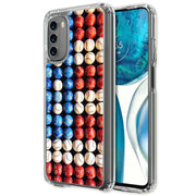 USA Baseball Print Slim Cover For Motorola Moto G (Power, Stylus, Play, 5G), Print in USA