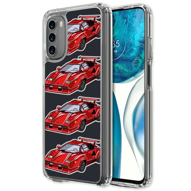 Lambo Countach Print Slim Cover For Motorola Moto G (Power, Stylus, Play, 5G), Print in USA