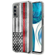 Thin Red Line Print Slim Cover For Motorola Moto G (Power, Stylus, Play, 5G), Print in USA