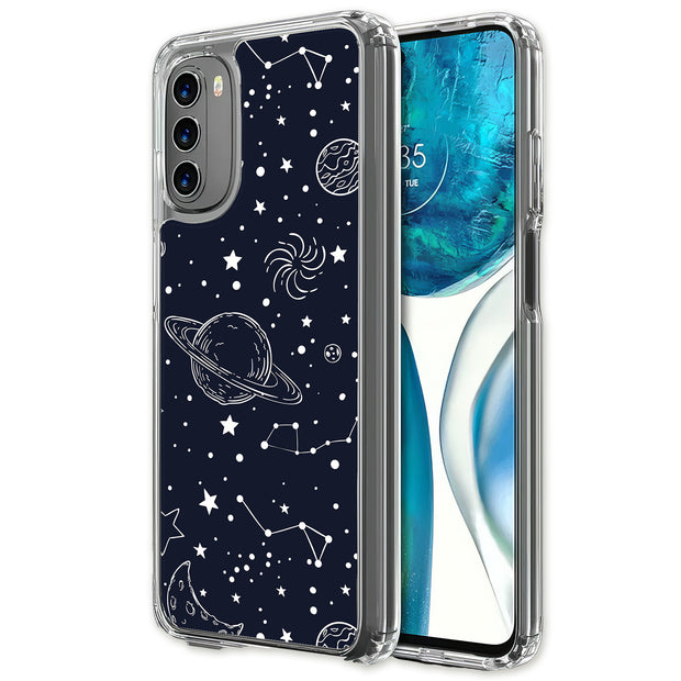 Stars Planet 11 Print Slim Cover For Motorola Moto G (Power, Stylus, Play, 5G), Print in USA