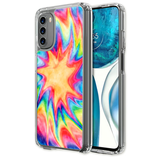 Tie Dye Trippy Print Slim Cover For Motorola Moto G (Power, Stylus, Play, 5G), Print in USA