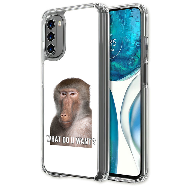 Meme Monkey 4 Print Slim Cover For Motorola Moto G (Power, Stylus, Play, 5G), Print in USA