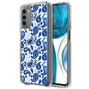 Blue Bandana Print Slim Cover For Motorola Moto G (Power, Stylus, Play, 5G), Print in USA