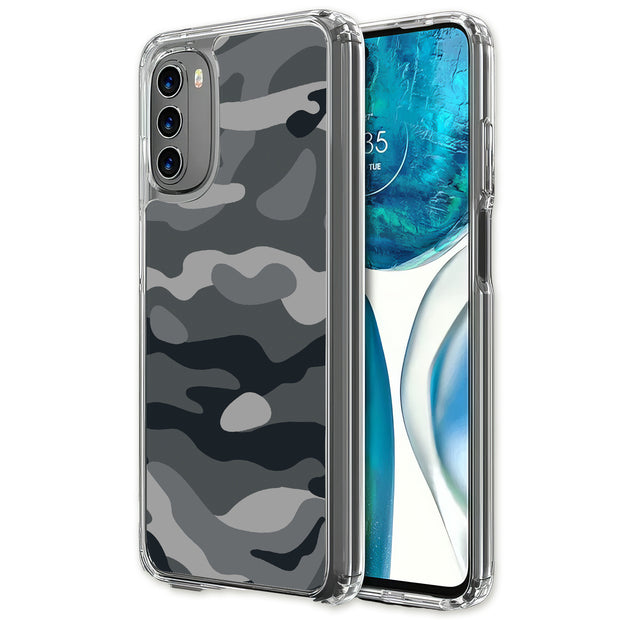 Winter Camo Print Slim Cover For Motorola Moto G (Power, Stylus, Play, 5G), Print in USA