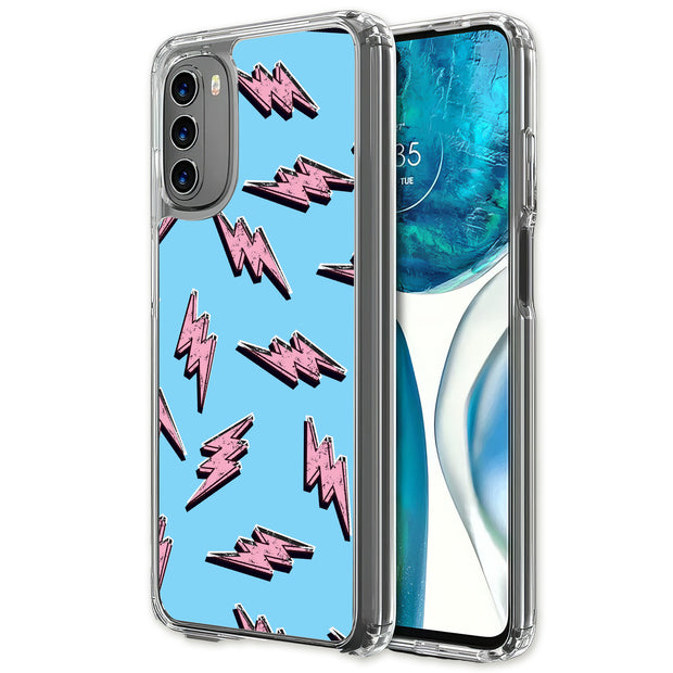 Lightning Shape Print Slim Cover For Motorola Moto G (Power, Stylus, Play, 5G), Print in USA