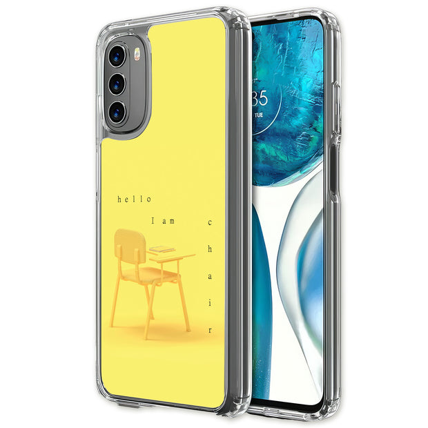 Hi I am Chair Print Slim Cover For Motorola Moto G (Power, Stylus, Play, 5G), Print in USA