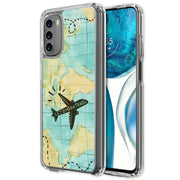 Travel World Print Slim Cover For Motorola Moto G (Power, Stylus, Play, 5G), Print in USA