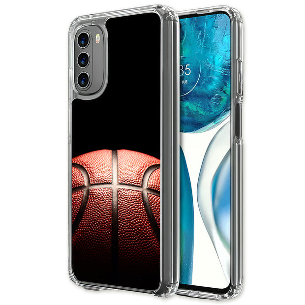 Basketball Fade Print Slim Cover For Motorola Moto G (Power, Stylus, Play, 5G), Print in USA