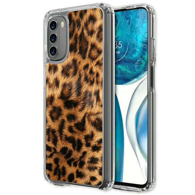 Leopard Skin Print Slim Cover For Motorola Moto G (Power, Stylus, Play, 5G), Print in USA