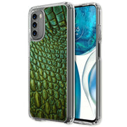 Satin Crocodile Print Slim Cover For Motorola Moto G (Power, Stylus, Play, 5G), Print in USA