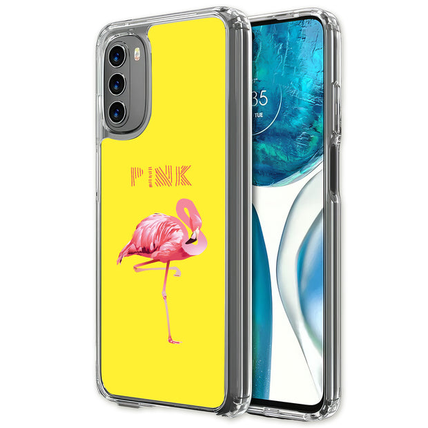 Flamingo Stand Print Slim Cover For Motorola Moto G (Power, Stylus, Play, 5G), Print in USA