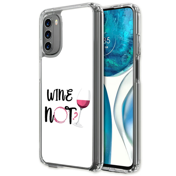 Wine Not Print Slim Cover For Motorola Moto G (Power, Stylus, Play, 5G), Print in USA