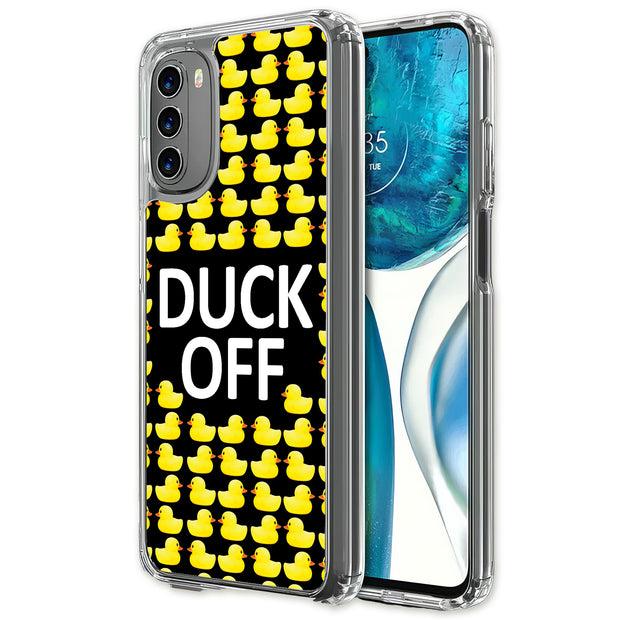 Duck OFF Print Slim Cover For Motorola Moto G (Power, Stylus, Play, 5G), Print in USA