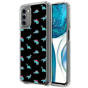 Dinosaurs Shape Print Slim Cover For Motorola Moto G (Power, Stylus, Play, 5G), Print in USA