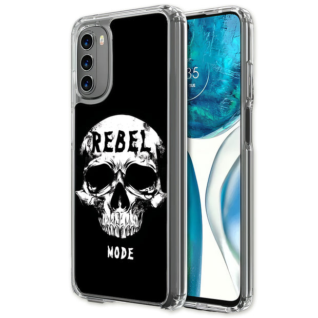 Rebel Skull Print Slim Cover For Motorola Moto G (Power, Stylus, Play, 5G), Print in USA