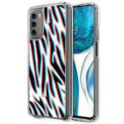 3D Zebra 3 Print Slim Cover For Motorola Moto G (Power, Stylus, Play, 5G), Print in USA