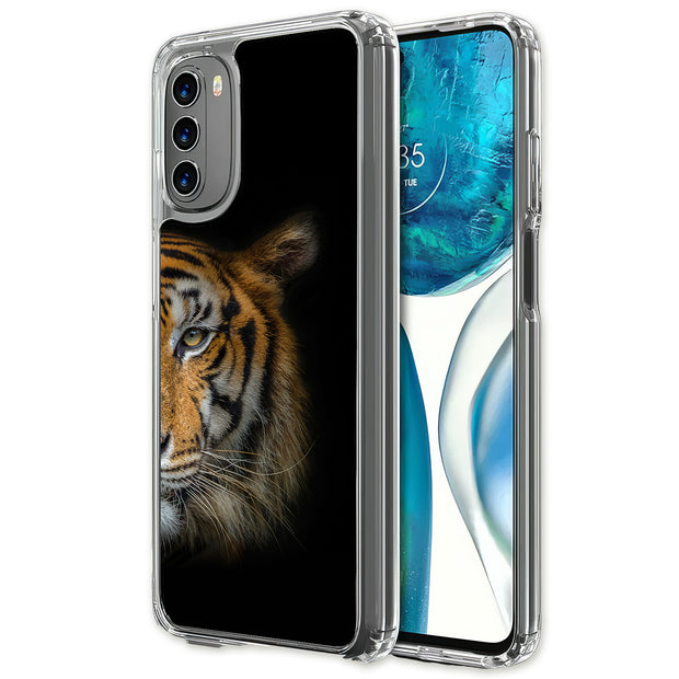 Tiger Photo Print Slim Cover For Motorola Moto G (Power, Stylus, Play, 5G), Print in USA