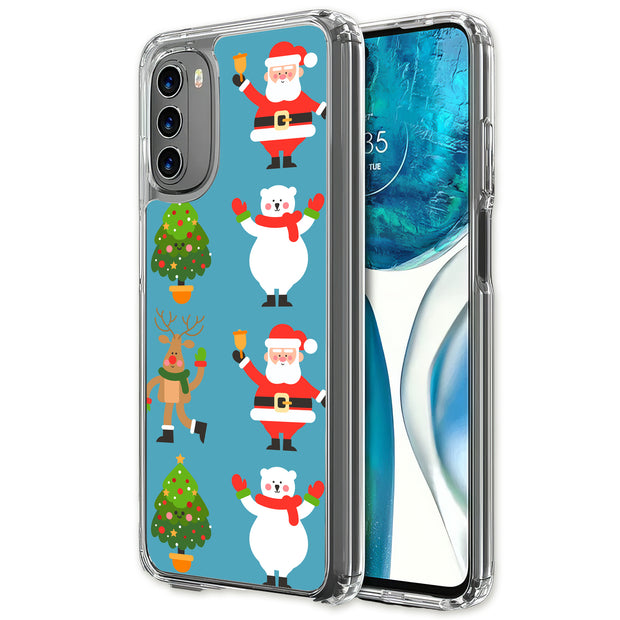 Cute Christmas Print Slim Cover For Motorola Moto G (Power, Stylus, Play, 5G), Print in USA