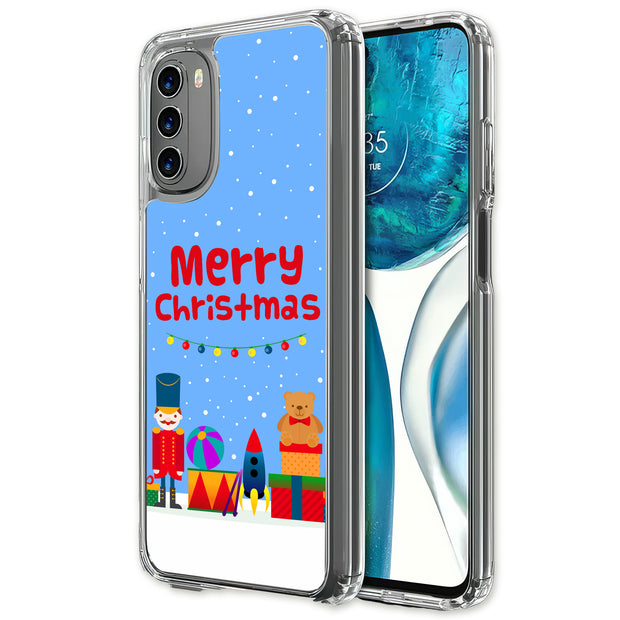 Christmas Toy Print Slim Cover For Motorola Moto G (Power, Stylus, Play, 5G), Print in USA