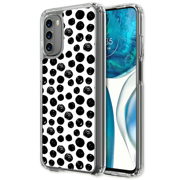 Polka Dot 8 Print Slim Cover For Motorola Moto G (Power, Stylus, Play, 5G), Print in USA