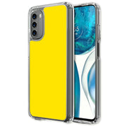 Yellow Print Slim Cover For Motorola Moto G (Power, Stylus, Play, 5G), Print in USA