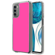 Hot Pink Print Slim Cover For Motorola Moto G (Power, Stylus, Play, 5G), Print in USA