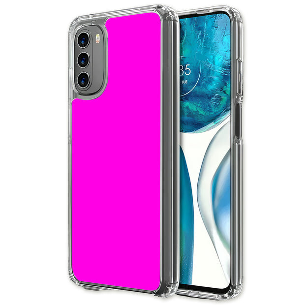 Fuchsia Print Slim Cover For Motorola Moto G (Power, Stylus, Play, 5G), Print in USA