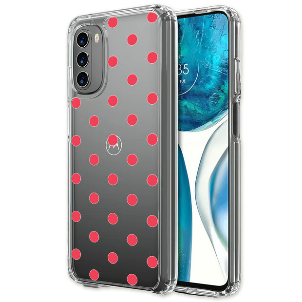 Dots Clear Print Slim Cover For Motorola Moto G (Power, Stylus, Play, 5G), Print in USA