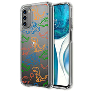 Dinosaur Cute 3 Print Slim Cover For Motorola Moto G (Power, Stylus, Play, 5G), Print in USA