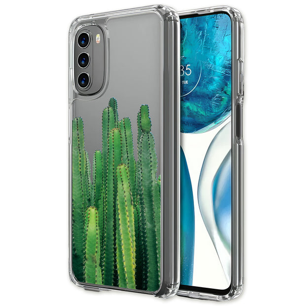 Cactus Bush Print Slim Cover For Motorola Moto G (Power, Stylus, Play, 5G), Print in USA