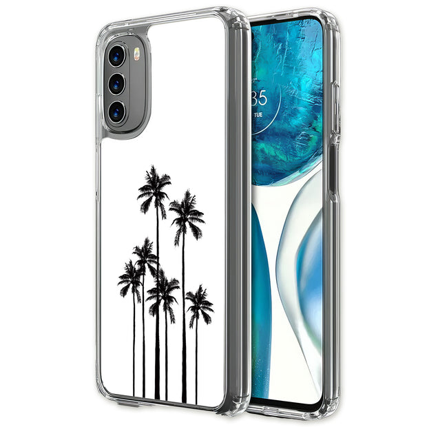 Palm Trees Print Slim Cover For Motorola Moto G (Power, Stylus, Play, 5G), Print in USA