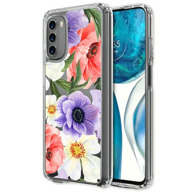 Flower 9 Print Slim Cover For Motorola Moto G (Power, Stylus, Play, 5G), Print in USA