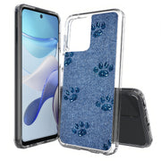 Paw Footprints Print Slim Cover For Motorola Moto G (Power, Stylus, Play, 5G), Print in USA