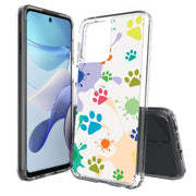 Paw Color  Print Slim Cover For Motorola Moto G (Power, Stylus, Play, 5G), Print in USA