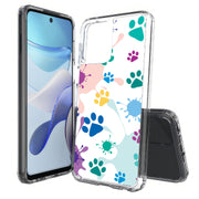 Paw Color 2 Print Slim Cover For Motorola Moto G (Power, Stylus, Play, 5G), Print in USA