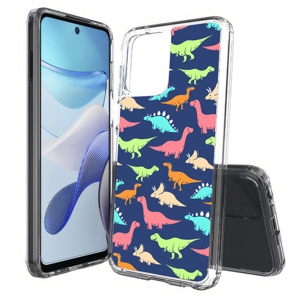 Dinosaur 1 Print Slim Cover For Motorola Moto G (Power, Stylus, Play, 5G), Print in USA