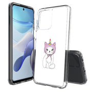 Unicorn Kitty Print Slim Cover For Motorola Moto G (Power, Stylus, Play, 5G), Print in USA