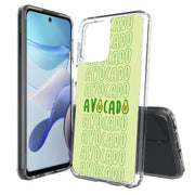 Avocado Text  Print Slim Cover For Motorola Moto G (Power, Stylus, Play, 5G), Print in USA