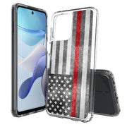 Thin Red Line Print Slim Cover For Motorola Moto G (Power, Stylus, Play, 5G), Print in USA