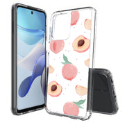 Juicy Peach Print Slim Cover For Motorola Moto G (Power, Stylus, Play, 5G), Print in USA