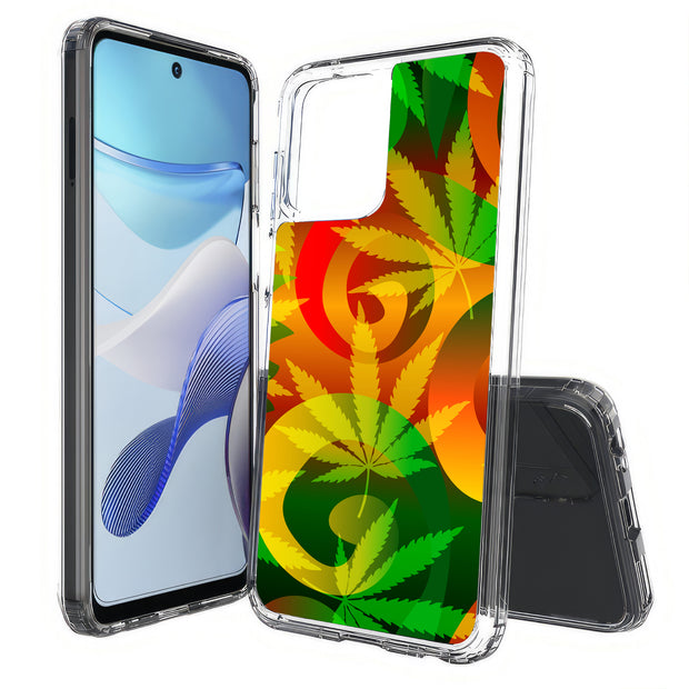 Marijuana Art Print Slim Cover For Motorola Moto G (Power, Stylus, Play, 5G), Print in USA