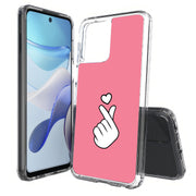 Finger Heart Print Slim Cover For Motorola Moto G (Power, Stylus, Play, 5G), Print in USA