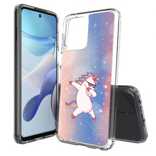 Unicorn Dab Print Slim Cover For Motorola Moto G (Power, Stylus, Play, 5G), Print in USA