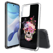 Flower Skull Print Slim Cover For Motorola Moto G (Power, Stylus, Play, 5G), Print in USA