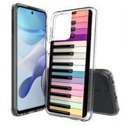 Rainbow Piano Print Slim Cover For Motorola Moto G (Power, Stylus, Play, 5G), Print in USA