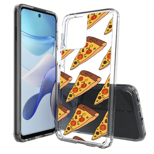 Pizza Print Slim Cover For Motorola Moto G (Power, Stylus, Play, 5G), Print in USA